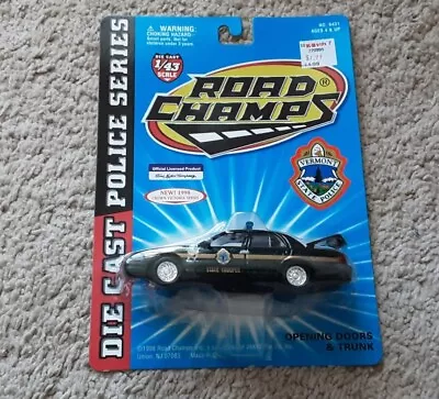 Road Champs 1998 Vermont State Trooper Car 1:43 Scale • $5.99