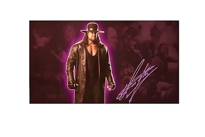 The Undertaker Mark Calaway WWE WWF Autograph 100% Authentic Comes With COA • £179