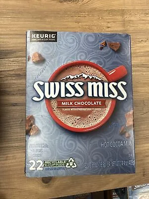 Swiss Miss Milk Chocolate Hot Cocoa Keurig Single-Serve K-Cup Pods 22 Count • $17.99
