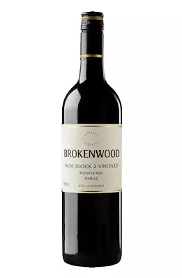 Brokenwood Wade Block 2 Shiraz Red Wine McLaren Vale SA 2015 (750mL) • $80.75