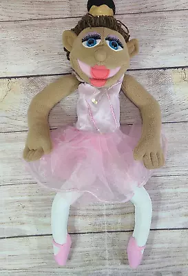 Melissa & Doug Plush Tina Prima Ballerina Puppet Toy Brown Pink 21  No Stick • $17.99