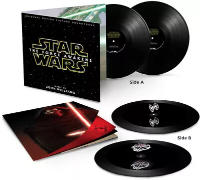 Star Wars The Force Awakens 3D Holographic Vinyl 2 X LP John Williams • $45