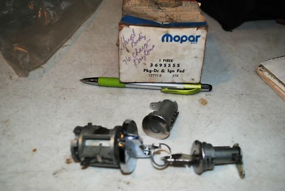 $89.95 • Buy Nos Mopar 1972 73 74 75 76 77 78 Plymouth Dodge Ignition & Door Lock Cyl & Keys 