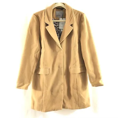 Vero Moda Womens City Coat Winter Button Front Brown Size L • $34.99