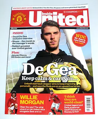 Inside United Magazine - December 2013 - David De Gea Cover • £5.15