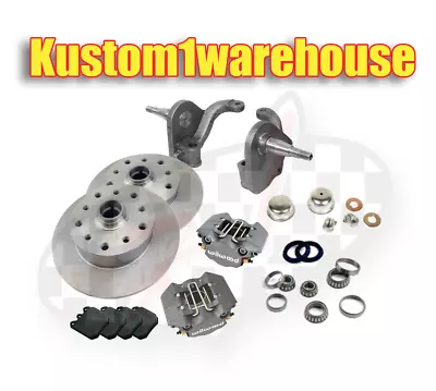 VW Front 2.5 Dropped Lower Spindle Disc Brake Conversion Kit 5x130PorscheWilwood • $805