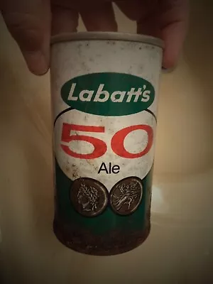 Labatt's 50 Ale 12 Oz Straight Edge Steel Beer Can Toronto London On Canada • $10