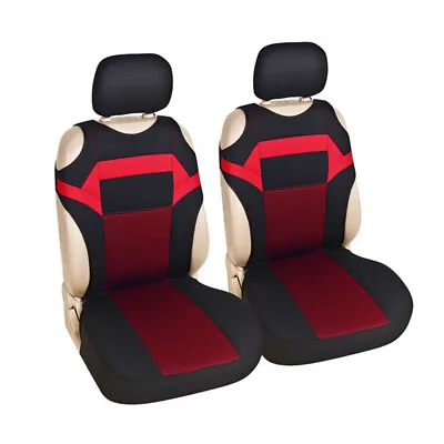 $27.80 • Buy 2 Sit Front Seat Covers T-shirt Design Washable Cushion Protectors For Car SUV