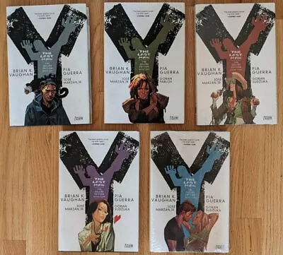 Y: The Last Man Deluxe Edition Hardcover Lot HC 1 2 3 4 5 Volumes 1-5 OOP NEW • $175