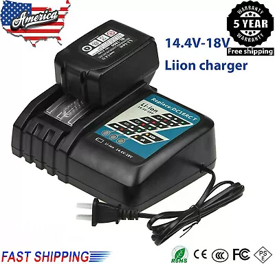 Charger For Makita Battery 18Volt 6.0Ah LXT Lithium Ion BL1860 BL1830 BL1850 US • $18.89