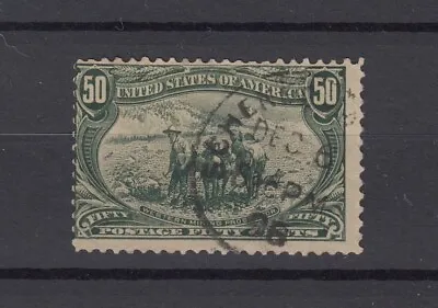 $61.79 • Buy USA 1898 50c Green Trans Mississippi Expo Sc#291 Fine Used BP838