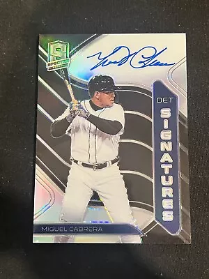 Miguel Cabrera SPS-MC Spectra Auto /49  • $95