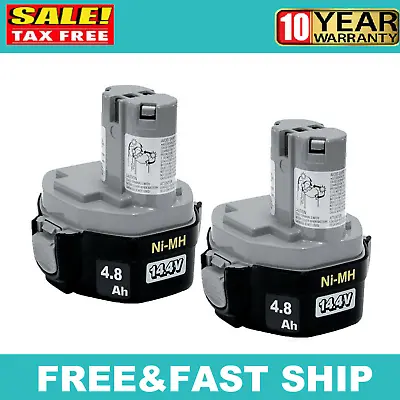 2-PACK For Makita 14.4V 1420 Battery 1422 1433 1434 1435 1435F 192699-A 193158-3 • $25.89