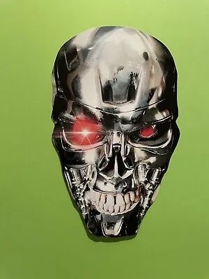 VTG 2003 The Terminator Movie Theater MGM  Promo Advertisement Card Skull • $29.50