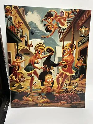 Carl Barks Signed Picture Personalized To Becky Skagway Ducks Limited 1000 Bh • $129.99