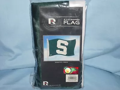 Michigan State Spartans   3' X 5'  BANNER FLAG   By RICO    NIP • $3.97