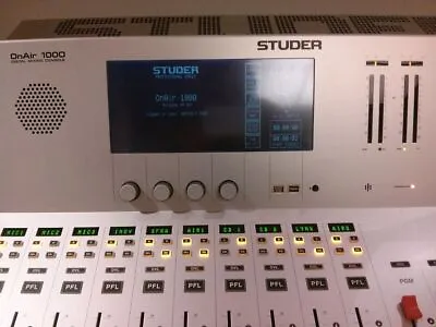 Studer OnAir 1000 Digital Broadcast Mixing Console With 2x External Power Supply • $6850