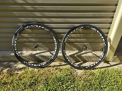 Easton EC90SL Full Carbon 38mm Clincher Wheelset - Good Year 28mm Tires - 2.16kg • $1399.99