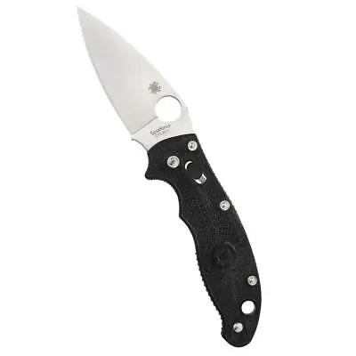 Spyderco Manix 2 Black Plain Edge Knife • $127.40