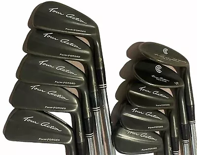 Cleveland  Tour TA1 Limited 500 Vijay Sing GOLF 10PC S-FLEX IRONS SET CLUBS • $599