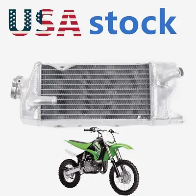 Aluminum Radiator Engine Cooling For KAWASAKI 98-13 KX 80 85 100 KX80 KX85 KX100 • $38.99