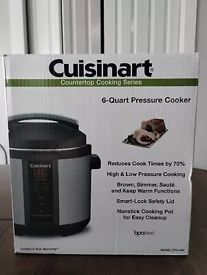 Cuisinart CPC-600 6 Quart Electric Pressure Cooker New In Opened Box • $89.95