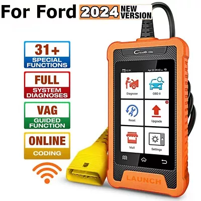 LAUNCH Creader Elite For Ford ABS SRS TPMS OBD2 Diagnostic Scanner ECU Coding • $119