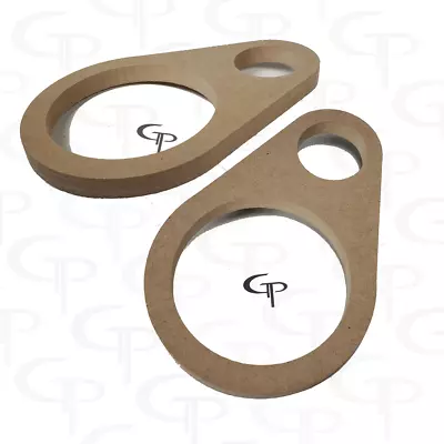 6.5 Inch + Super Tweeter Door Pod Baffle Speaker Ring MDF Fiberglass 6 1/2 Pair • $24.99