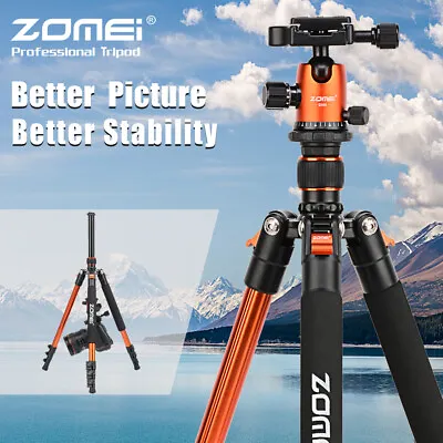 ZOMEi Q555 Lightweight Alluminum Camera Tripod Stand For Canon Nikon Camera DSLR • £45.59