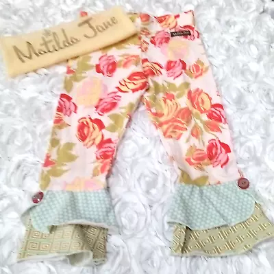 Matilda Jane Serendipity Scrappy Leggings Pants Girls Size 2 • $29.91