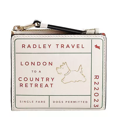 Radley Travel Leather Small Bifold Purse With Dust Bag - New With Tags - RRP £69 • £37.50