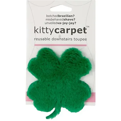 Kitty Carpet: Reusable Merkin Funny Gag Gifts For Women (green Shamrock) • $9.95