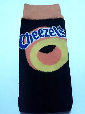 Men's Size: 7-12 Crew Socks Cheezels Novelty Print Cotton Blend. • $4