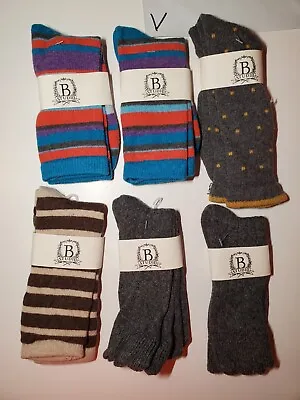 ☆6 PAIR☆ B STUDIO (b.ella Private Label) Cashmere Wool Angora Blend SOCK Lot • $30