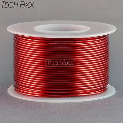 Magnet Wire 16 Gauge AWG Enameled Copper 63 Feet Coil Winding And Crafts Red • $12.10