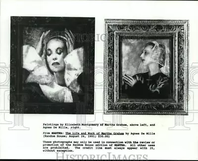 1992 Press Photo Paintings From  Martha: The Life And Work Of Martha Graham  • $16.99