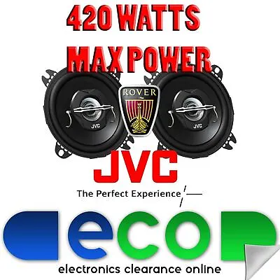 Rover 100 Metro 90-98 JVC 10cm 4 Inch 420 Watts 2 Way Rear Hatch Car Speakers • £19.95