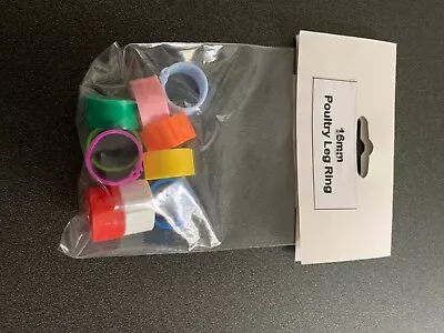 £3 • Buy 16mm Poultry/Chicken Leg Rings
