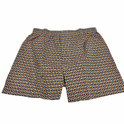 Vintage Hanes Geometric Print Cotton Boxers Mens Medium • $28.98