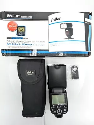 New In Box Vivitar Series 1 DF-683 External Camera Flash For Canon • $143.70