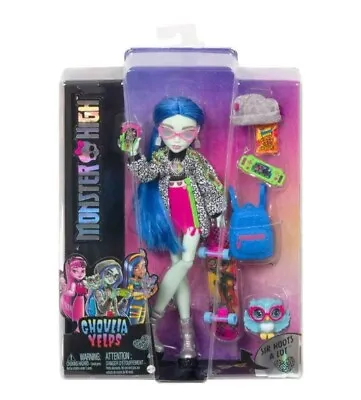 Brand New Sealed Mattel 2022 Release Ghoulia Yelps G3 Reboot Free Shipping • $33.99