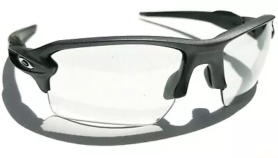 NEW* Oakley FLAK 2.0 XL In LEAD Steel W PHOTOCHROMIC Clear Sunglass 9188-16 • $166.87