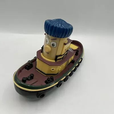 Hank Changing Faces ERTL Theodore Tugboat Series Rolling Toy Boat Vintage 1998 • $20.99