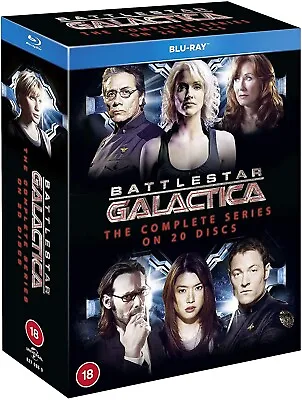 BATTLESTAR GALACTICA (2004-09) The Complete Series Blu-Ray Box Set NEW Free Ship • $54.99