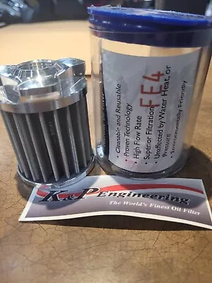 K&P Engineering Stainless Steel Micronic Oil Filter FE4 Harley Twin Cam • $80