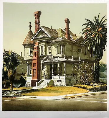 Merv Corning - Figueroa House Pencil Signed L/ED Lithograph FREE SHIPPING • $150