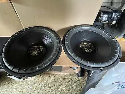 £150 • Buy Sub Lanzar Max15D 1200 Watts Small Enclosure Dual 4 Ohm Subwoofers