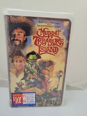 New Sealed Disney- Muppet Treasure Island VHS (White Clam Shell) • $5.99