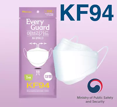 10 Pcs Kf94 Mask Adult Made In Korea Protective Face 3d Comfortable Breathing • $37.90