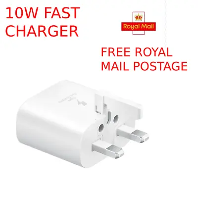 £6.49 • Buy Usb C Plug 10w Pd Fast Charger Type C Plug For Samsung S23 S22 S21 Plus Ultra